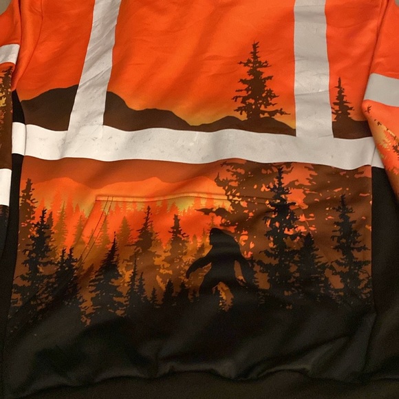 SS 360 Wildland safety shirt Sasquatch Orange size large class3-level3 - Picture 7 of 7